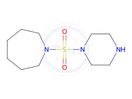 Chemical structure of 1-(Piperazin-1-ylsulfonyl)azepane