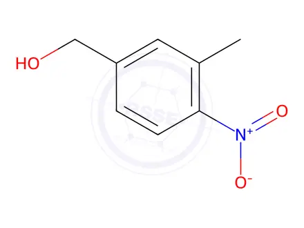 Chemical structure of 3-Methyl-4-nitrobenzyl alcohol