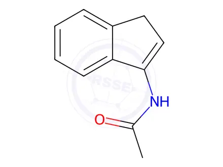 Chemical structure of N-(1H-Inden-3-yl)acetamide