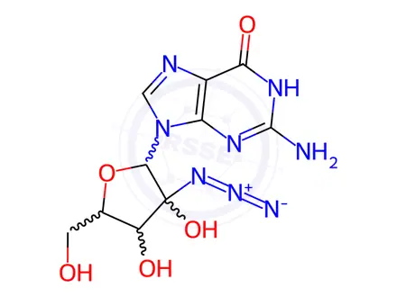Chemical structure of Adenosine Impurity 66