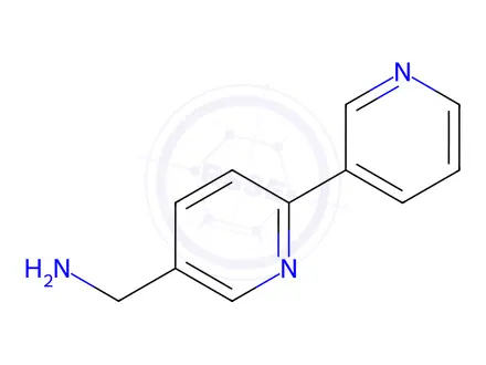 Chemical structure of {[2,3'-bipyridine]-5-yl}methanamine dihydrochloride
