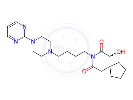 Chemical structure of 6’-Hydroxy Buspirone