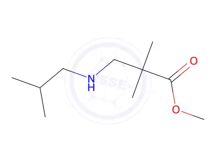 Chemical structure of Methyl 3-(isobutylamino)-2,2-dimethylpropanoate