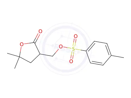 Chemical structure of 5,5-DIMETHYL-3-(TOSYYLOXYMETHYL)DIHYDRO-2[3H]-FURANONE