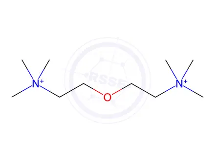 Chemical structure of 2,2'-Oxybis(N,N,N-trimethylethanaminium) Chloride