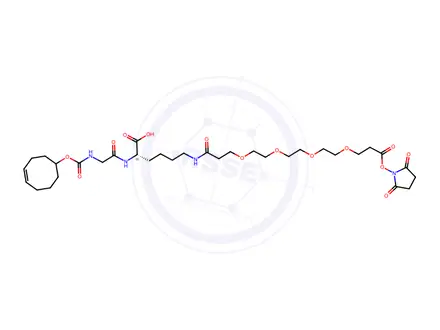 Chemical structure of TCO-GK-PEG4-NHS ester