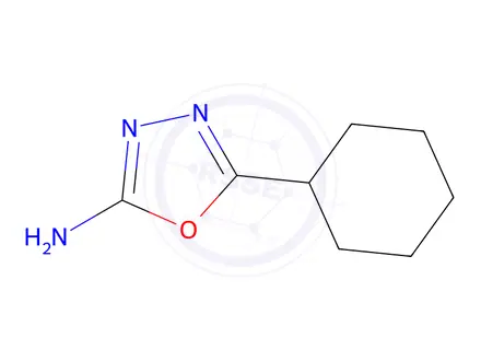 Chemical structure of 5-Cyclohexyl-1,3,4-oxadiazol-2-amine