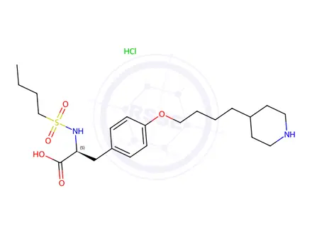 Chemical structure of Tirofiban Hydrochloride