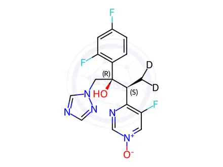 Chemical structure of Voriconazole-d3 N-Oxide