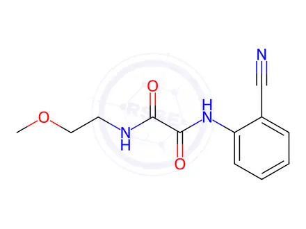 Chemical structure of N1-(2-Cyanophenyl)-N2-(2-methoxyethyl)oxalamide