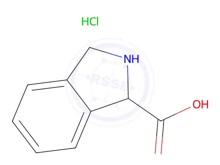 Chemical structure of Isoindoline-1-carboxylic acid hydrochloride