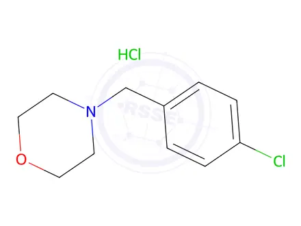 Chemical structure of 4-[(4-Chlorophenyl)methyl]morpholine hydrochloride
