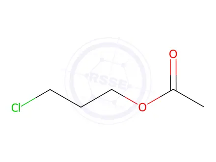 Chemical structure of 3-Chloropropyl acetate