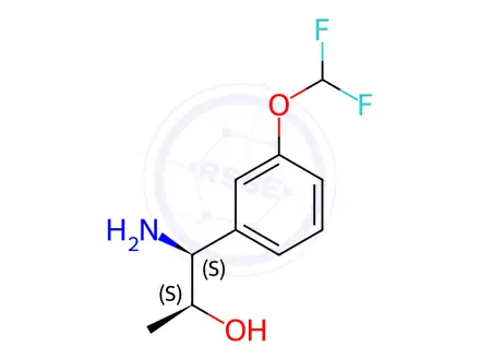 Chemical structure of (1S,2S)-1-AMINO-1-[3-(DIFLUOROMETHOXY)PHENYL]PROPAN-2-OL
