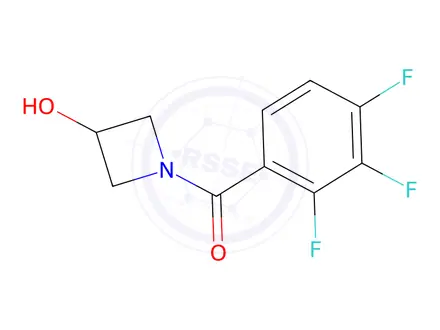 Chemical structure of 1-(2,3,4-trifluorobenzoyl)azetidin-3-ol