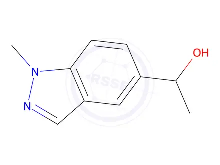 Chemical structure of 1-(1-Methyl-1H-indazol-5-yl)ethanol