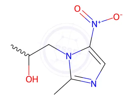 Chemical structure of Secnidazole