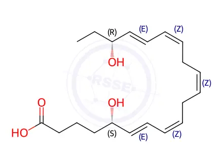 Chemical structure of Resolvin E2