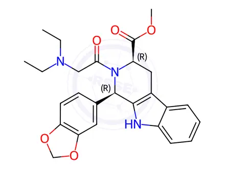 Chemical structure of Diethylaminopretadalafil