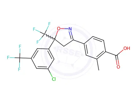 Chemical structure of Fluralaner Impurity 140