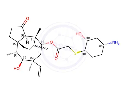 Chemical structure of Lefamulin