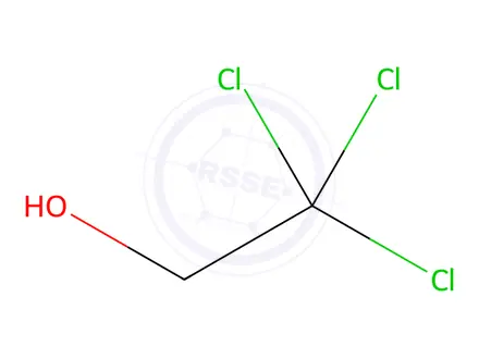 Chemical structure of 2,2,2-Trichloroethanol