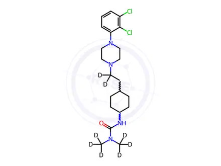 Chemical structure of Cariprazine Impurity 63
