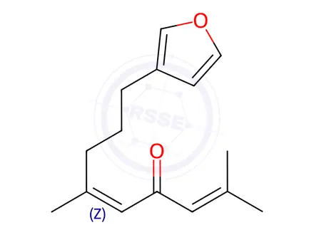 Chemical structure of (5Z)-9-(3-Furanyl)-2,6-dimethyl-2,5-nonadien-4-one