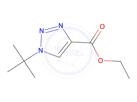 Chemical structure of Ethyl 1-(tert-Butyl)-1H-1,2,3-triazole-4-carboxylate