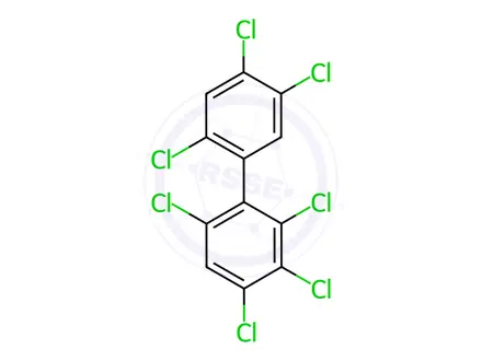 Chemical structure of PCB No. 183
