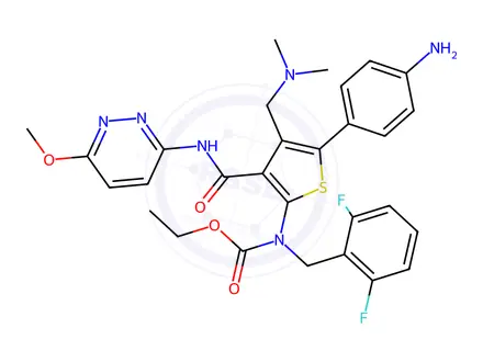 Chemical structure of Relugolix Impurity 46