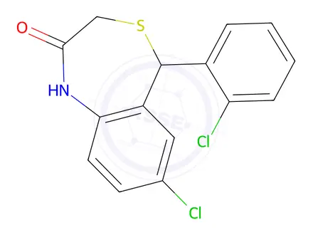 Chemical structure of Cgp37157