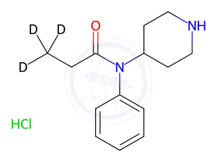 Chemical structure of Fentanyl EP Impurity B HCl