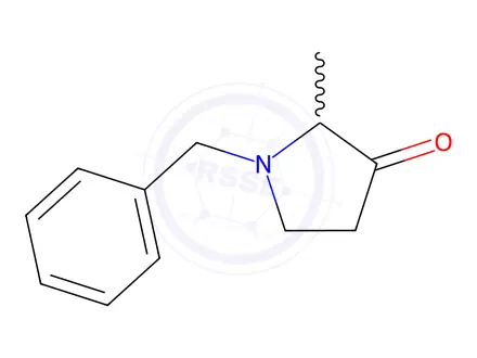 Chemical structure of 1-Benzyl-2-methyl-3-pyrrolidone