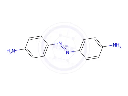 Chemical structure of (E)-4,4'-(Diazene-1,2-diyl)dianiline