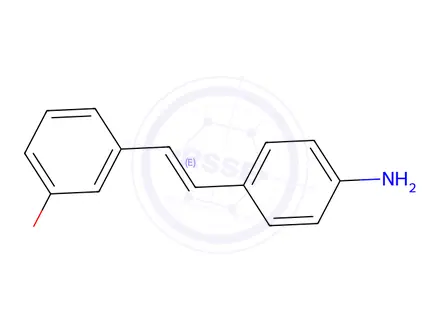 Chemical structure of 4AMINO3METHOXYSTILBENE