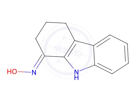 Chemical structure of (Z)-2,3,4,9-tetrahydro-1H-carbazol-1-one oxime