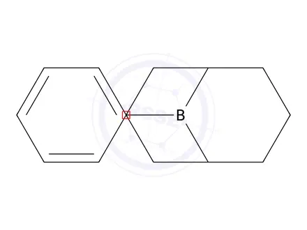 Chemical structure of 9-Borabicyclo[3.3.1]nonane,9-phenyl-