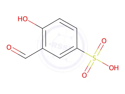 Chemical structure of 3-formyl-4-hydroxybenzenesulfonic acid