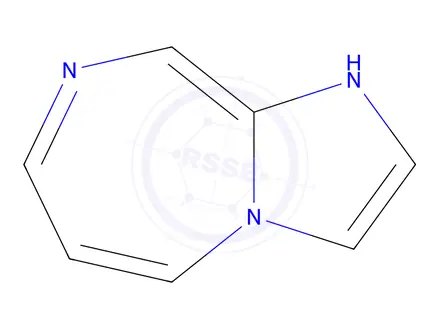 Chemical structure of 1H-Imidazo[1,2-a][1,4]diazepine(9CI)