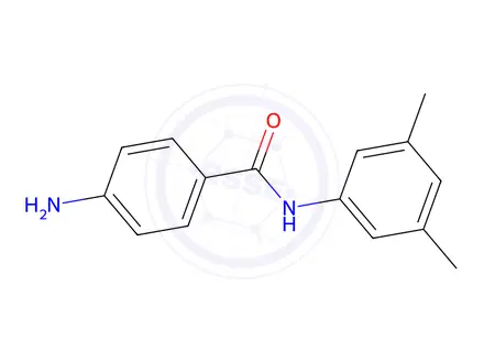 Chemical structure of 4-Amino-N-(3,5-dimethylphenyl)benzamide