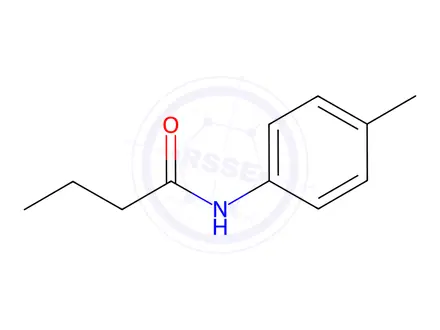 Chemical structure of N-(p-Tolyl)butyramide