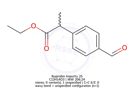 Chemical structure of Ibuprofen Impurity 173