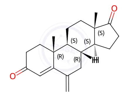 Chemical structure of Exemestane Impurity 15 (Exemestane EP Impurity E)