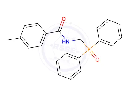 Chemical structure of N-((Diphenylphosphoryl)methyl)-4-methylbenzamide