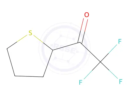 Chemical structure of 2,2,2-Trifluoro-1-(tetrahydrothiophen-2-yl)ethan-1-one
