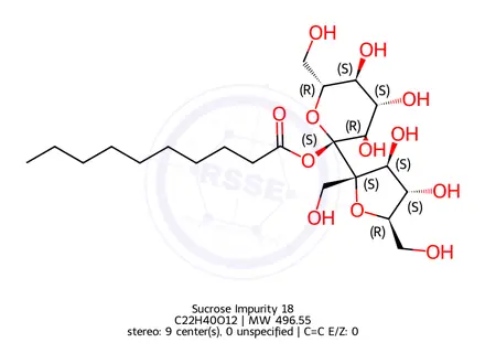 Chemical structure of Sucrose Impurity 18