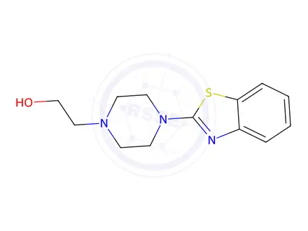 Chemical structure of 2-(4-(Benzo[d]thiazol-2-yl)piperazin-1-yl)ethan-1-ol