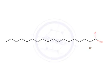 Chemical structure of 2-BROMOSTEARIC ACID