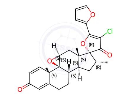 Chemical structure of Mometasone Furoate Impurity 112